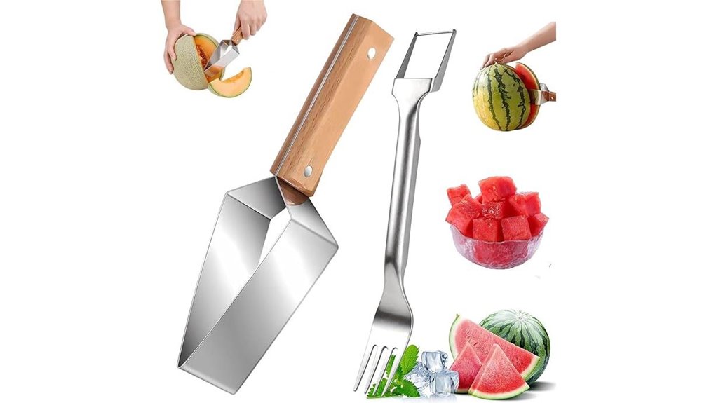triangular watermelon cutter fork