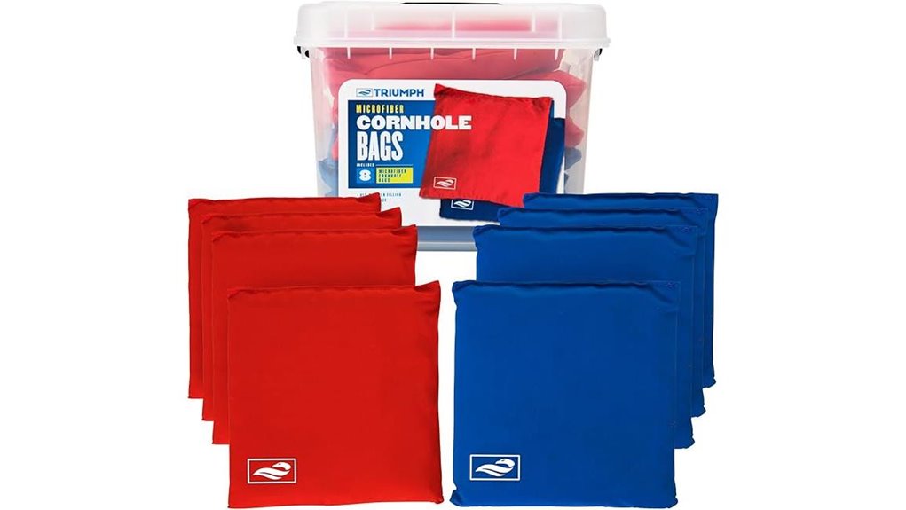 triumph cornhole 8 bag set