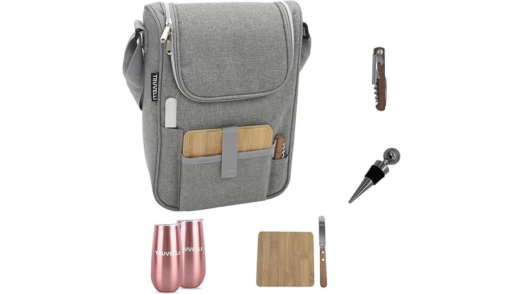 truvelli waterproof wine tote