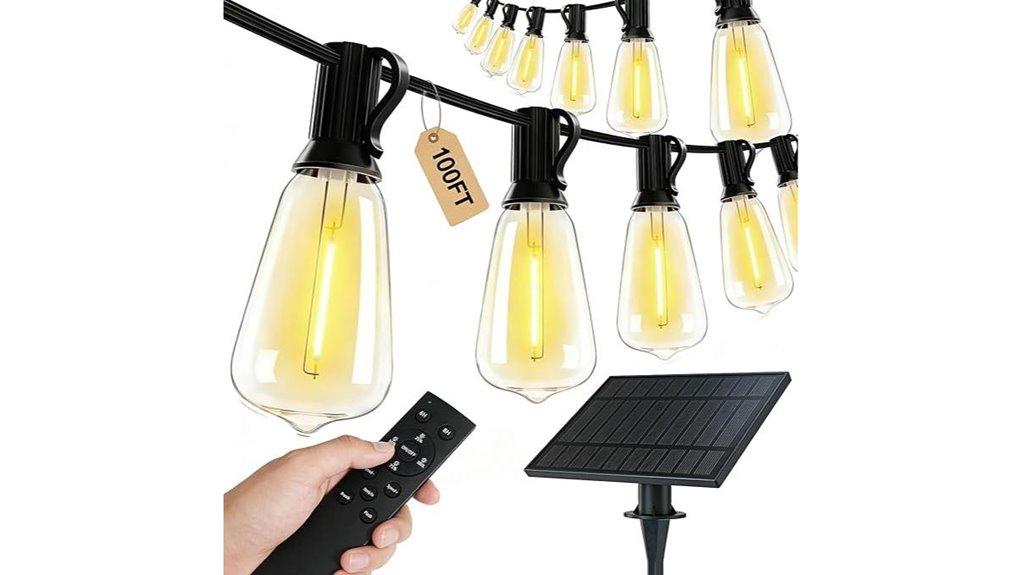 tw shine solar 100ft