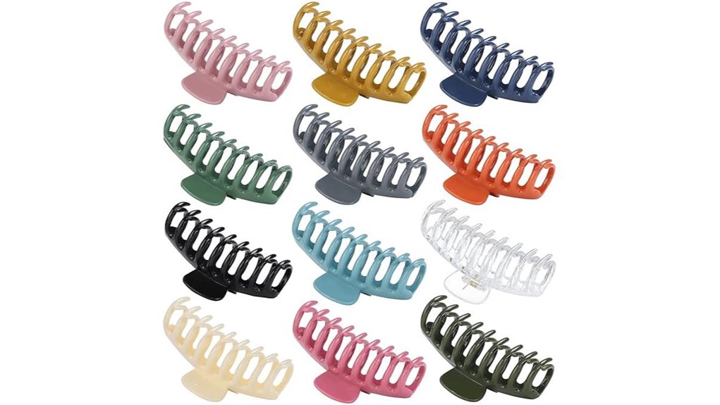 twelve 4 3 claw clips
