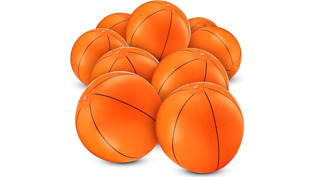 twelve count 16 beach balls