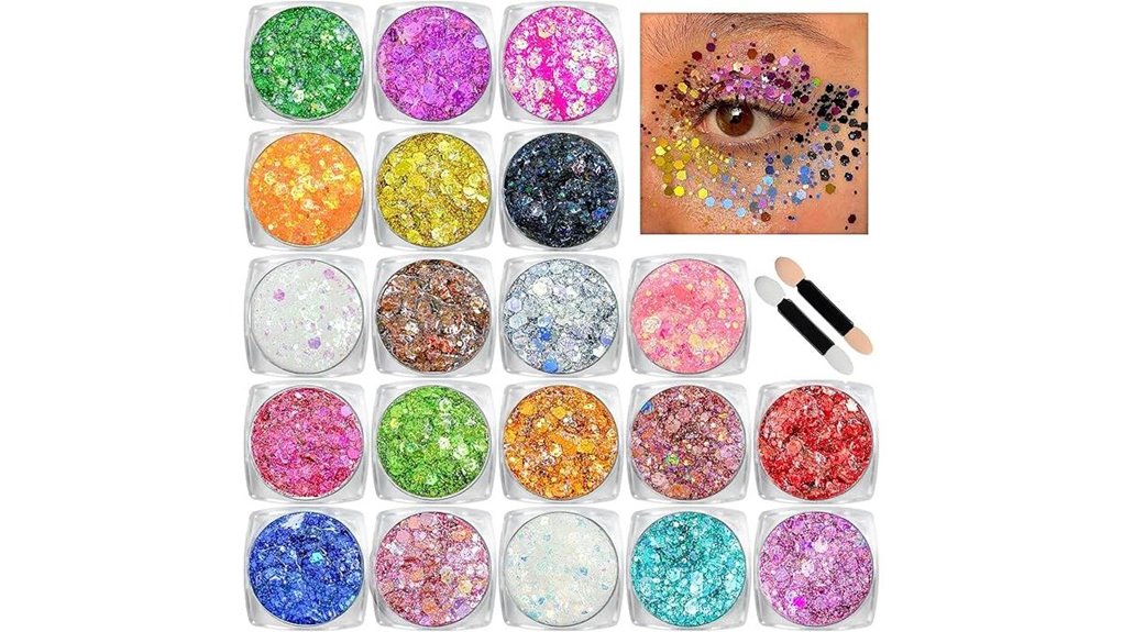 twenty color body face gel