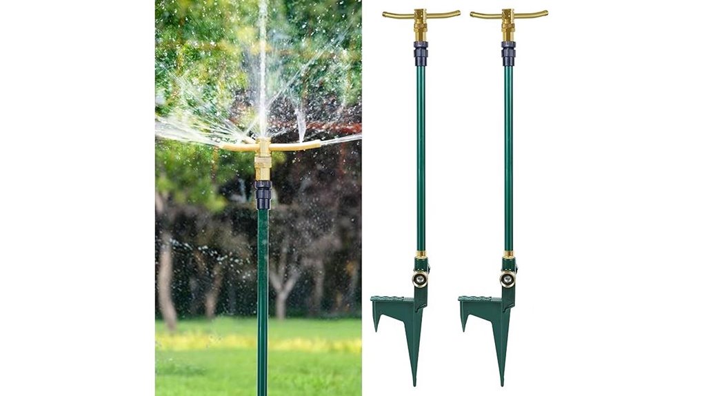 twin 360 three arm sprinkler