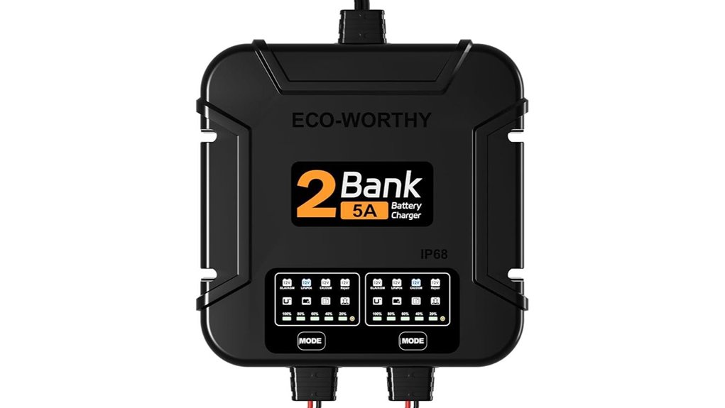 two bank eco worthy 10a charger
