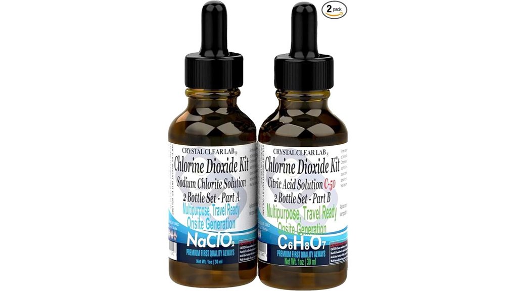 two bottles 1oz kit