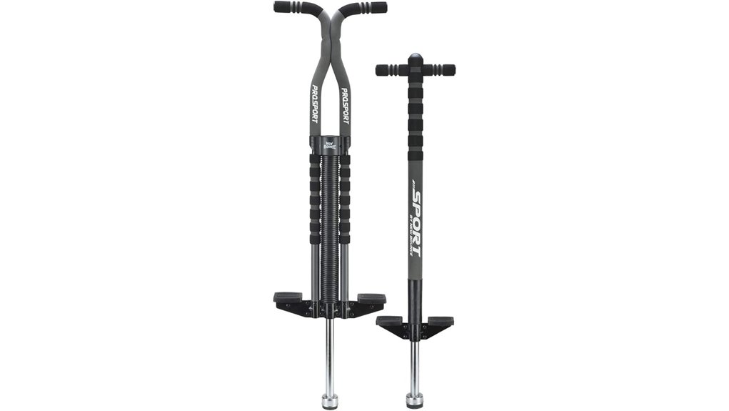 two bounce pogo sticks
