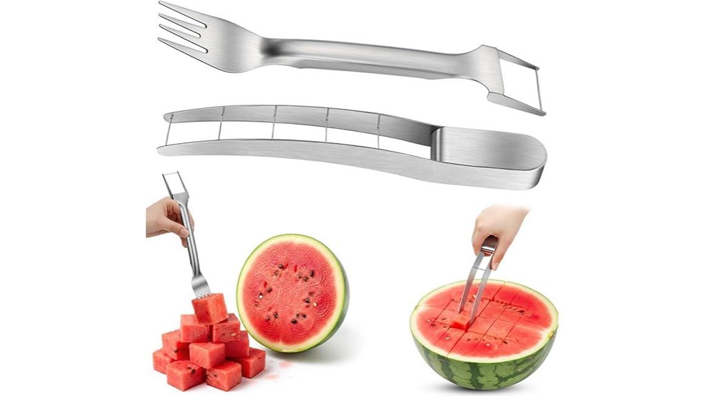 two in one watermelon cutter set