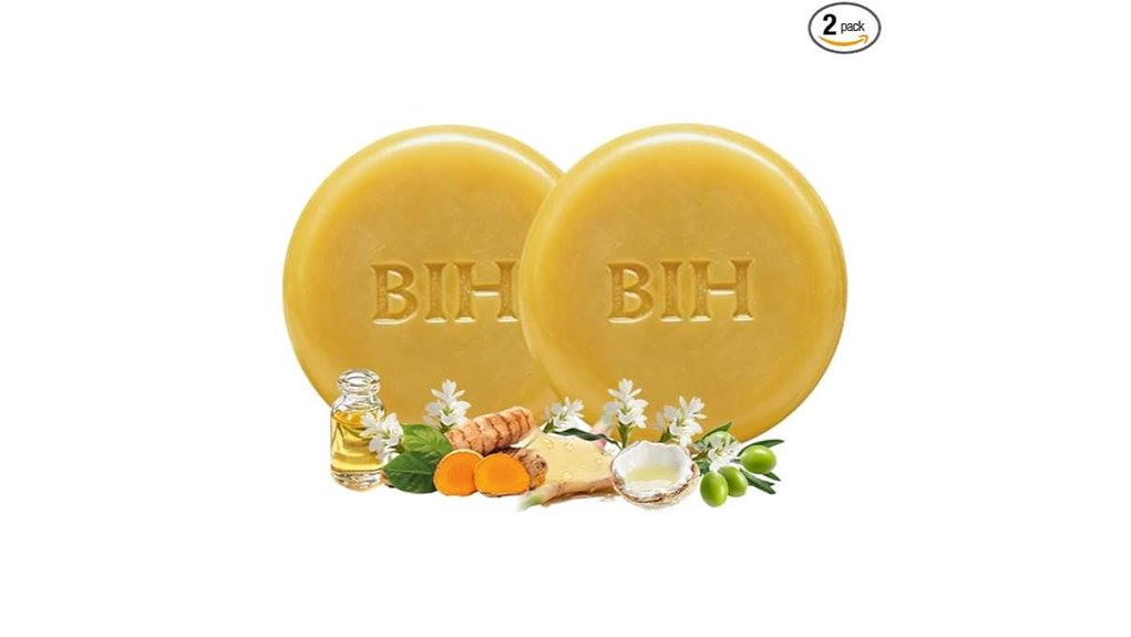 two pack turmeric ginger bars