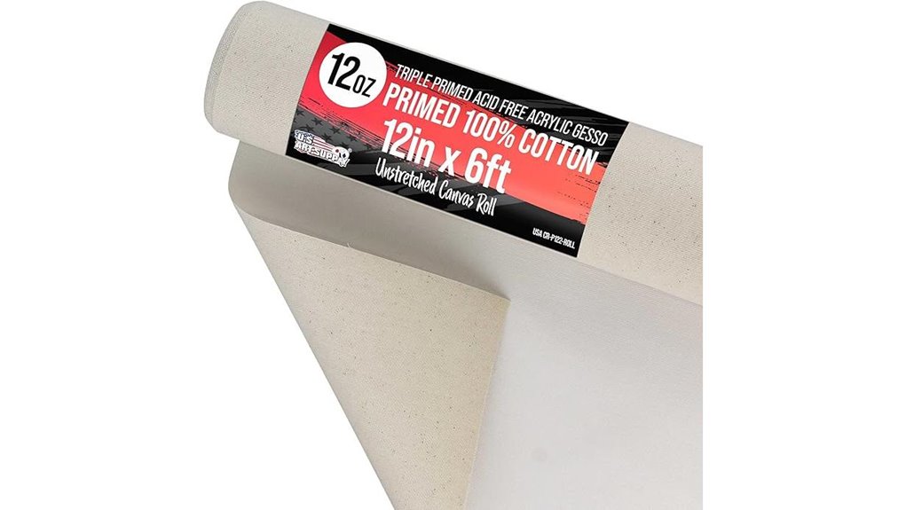 u s triple primed gesso rolls