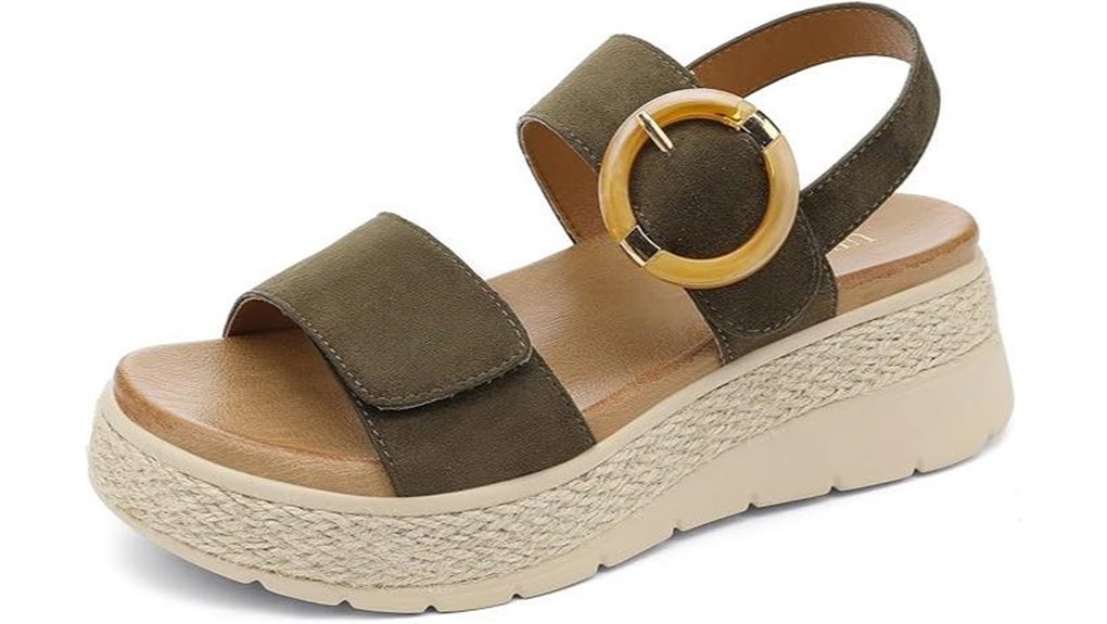 ubfen women s platform espadrilles