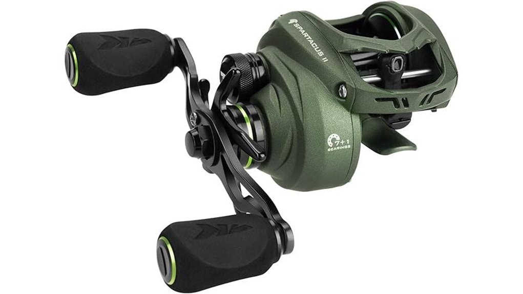 ultra light spartacus baitcaster reel