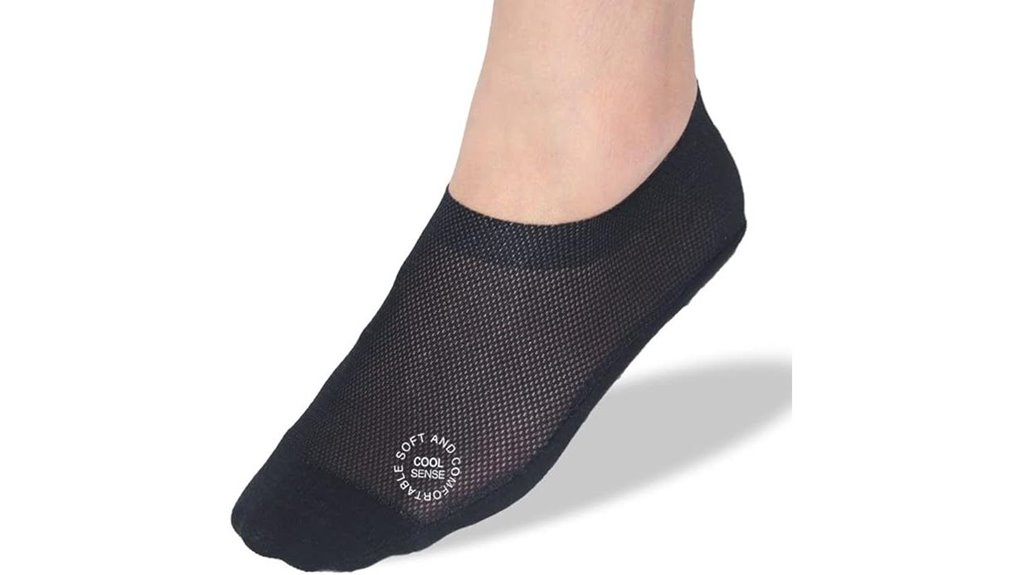 ultra thin nylon no show