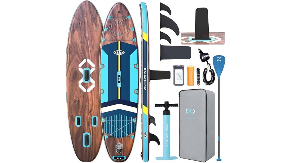 ultra wide inflatable paddleboard