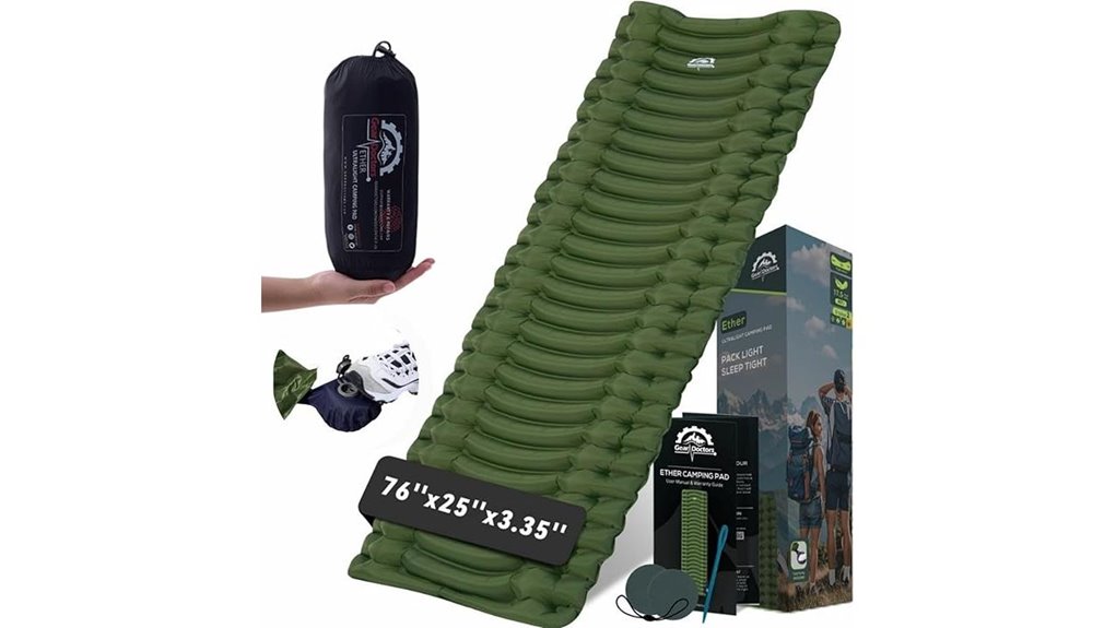 ultralight 17 5oz camping pad