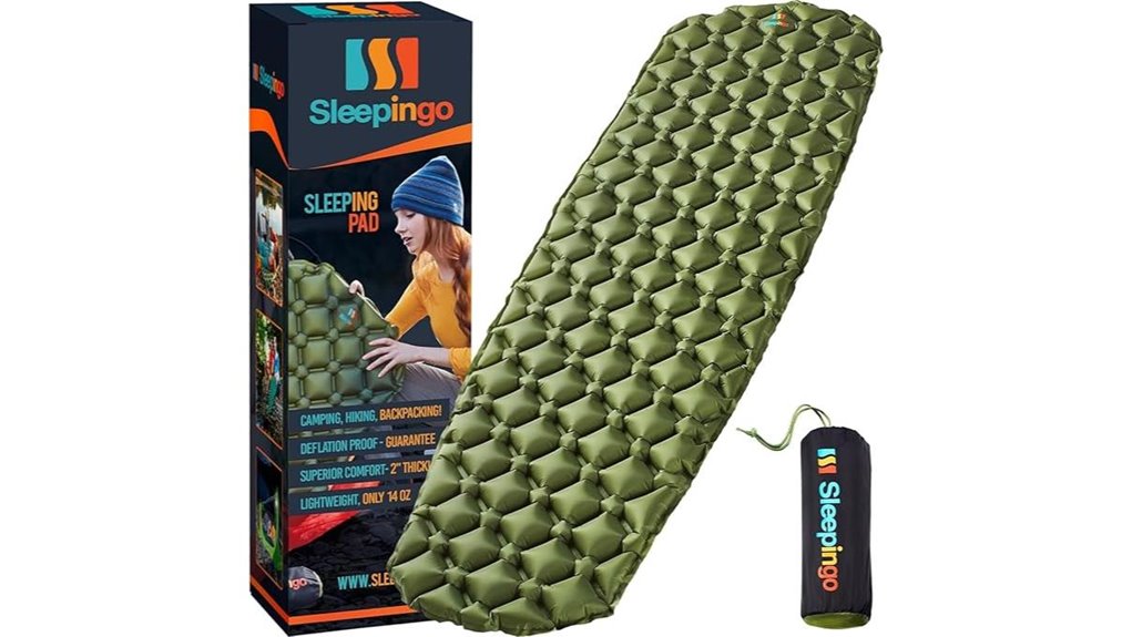 ultralight inflatable camping mattress