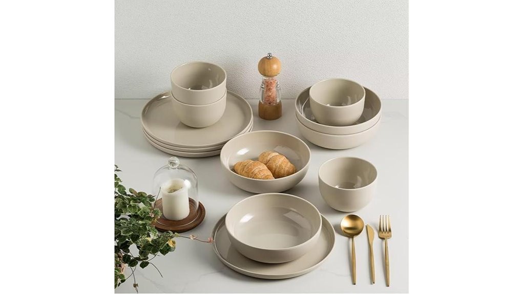 unbreakable melamine dinnerware set