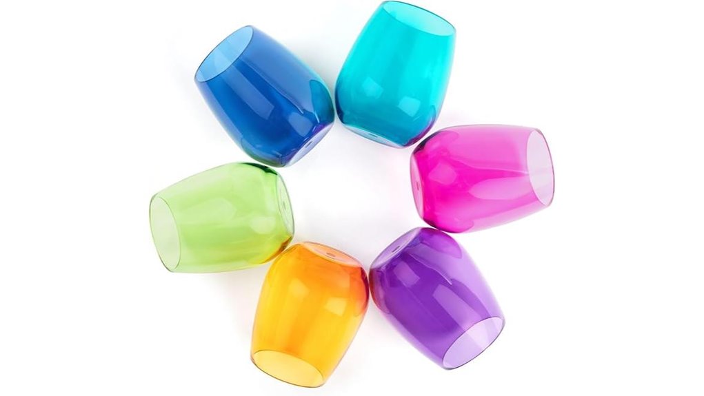 unbreakable stemless wine set