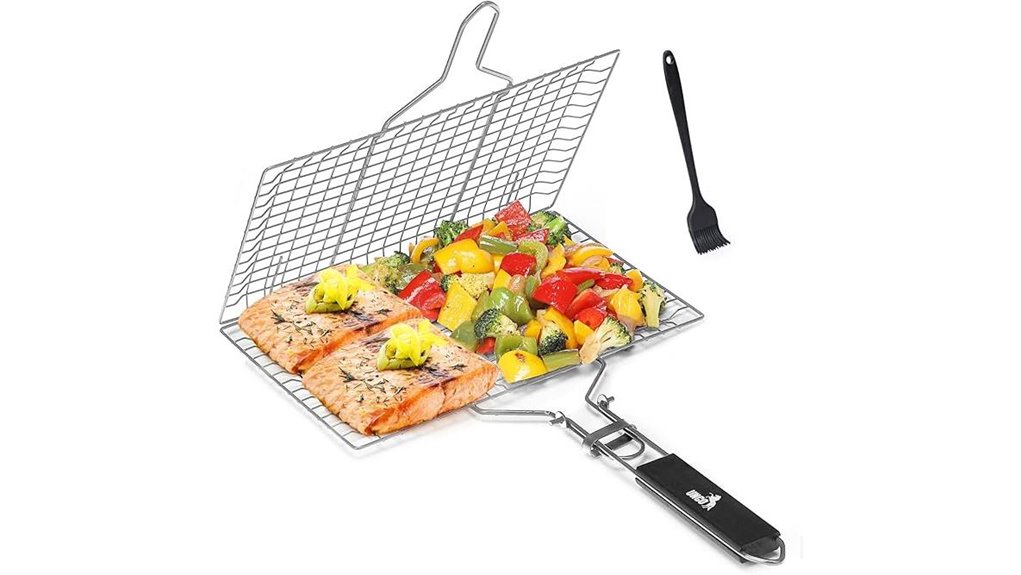unco folding stainless basket