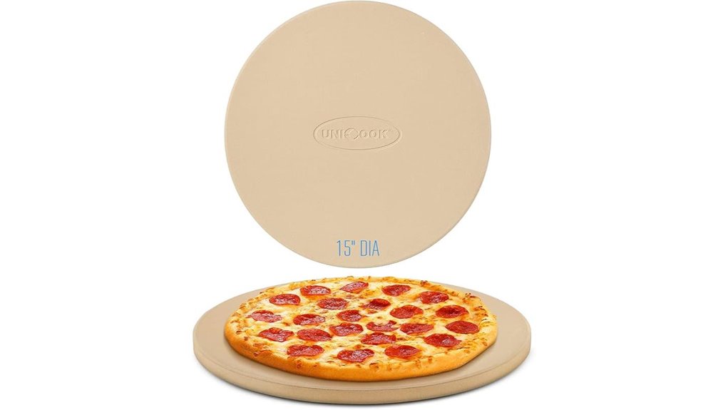unicook 15 inch cordierite stone