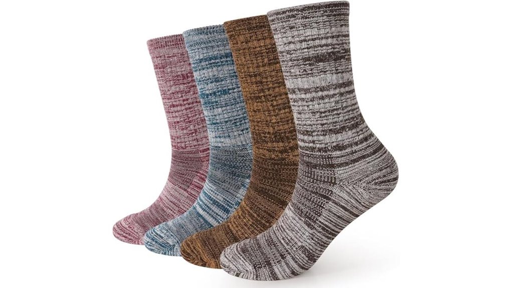 unisex merino hiking crew