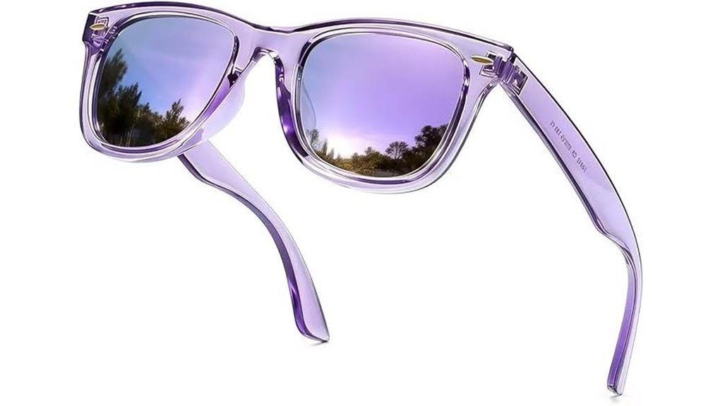 unisex polarized uv400 mirrored
