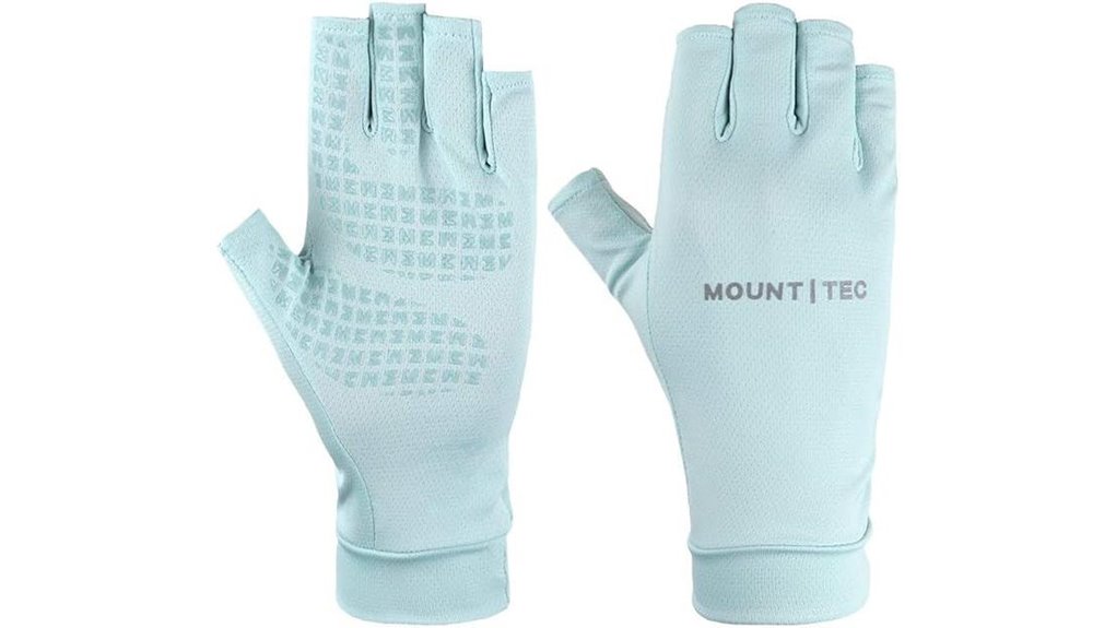 unisex uv fingerless gloves
