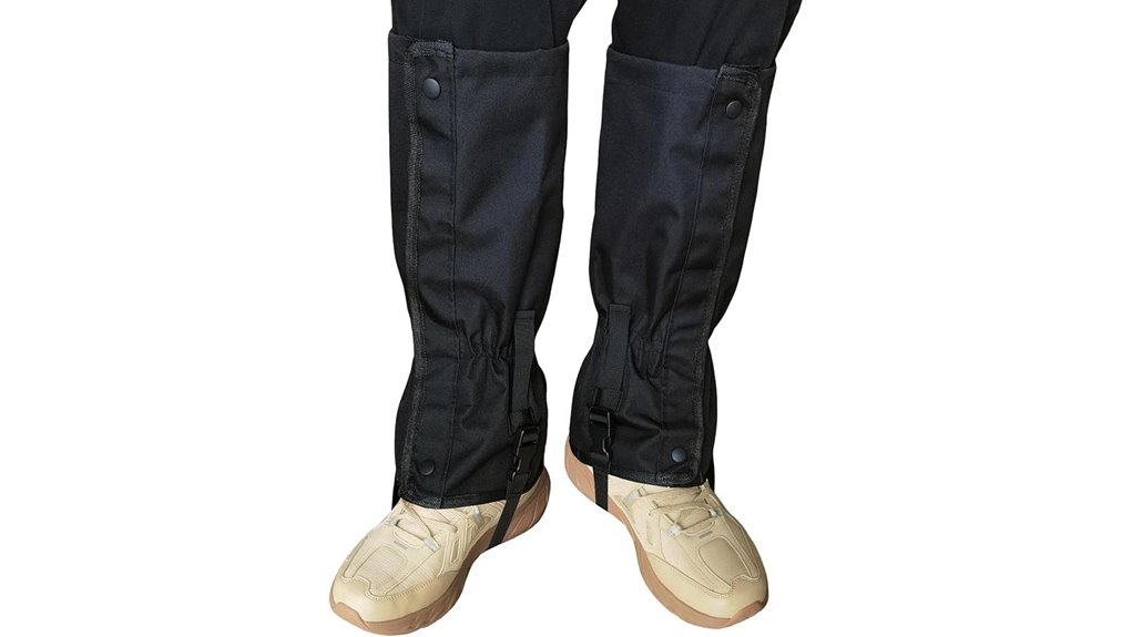 unisex waterproof hiking gaiters