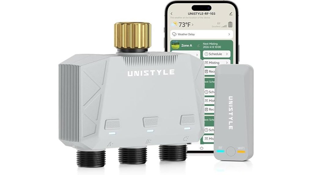 unistyle 3 zone wifi timer