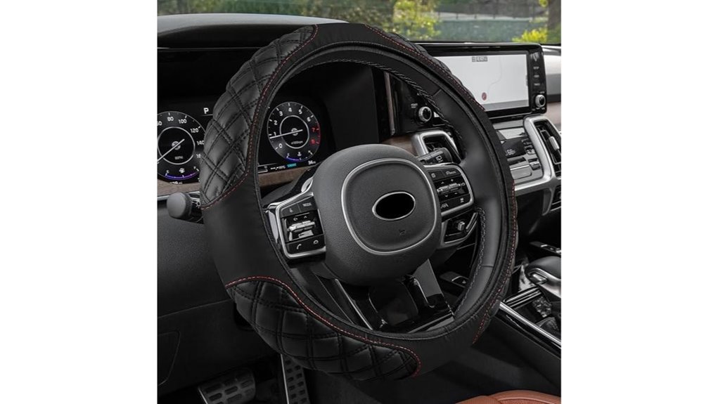 universal 15 inch non slip leather