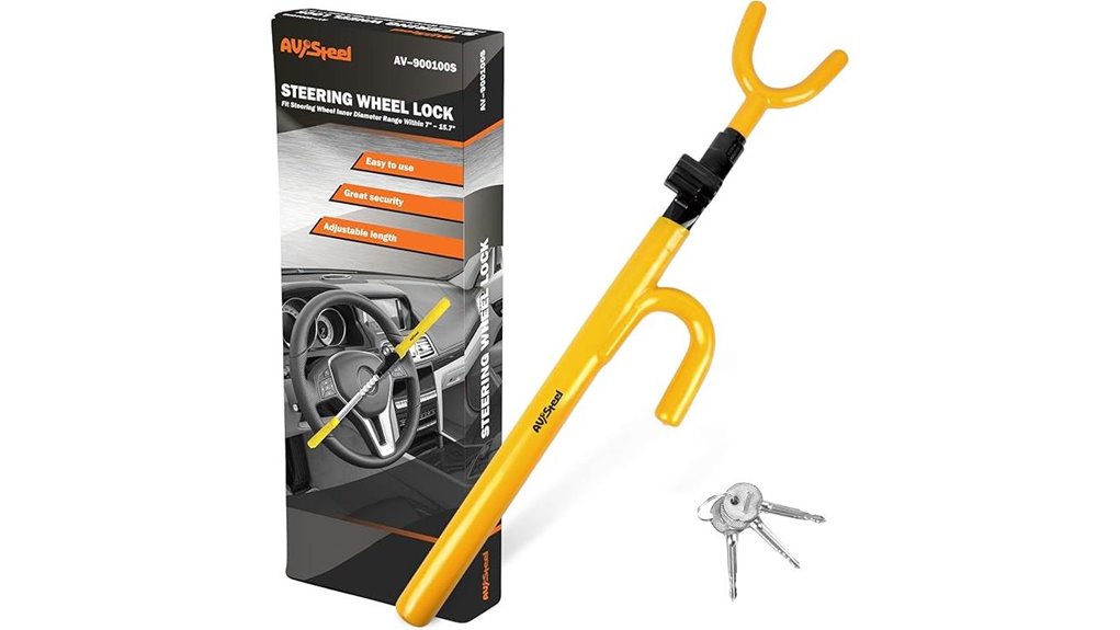 universal anti theft steering lock