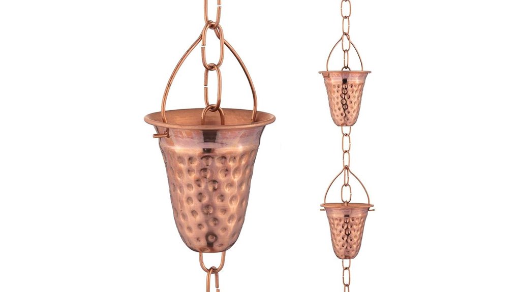 universal copper rain chain