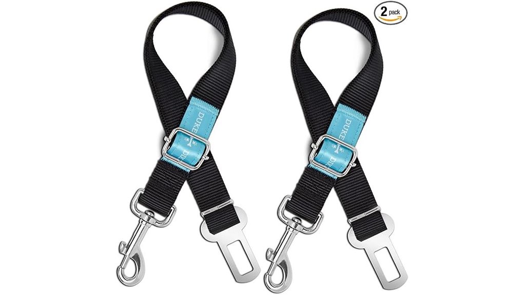 universal dog seatbelt duo