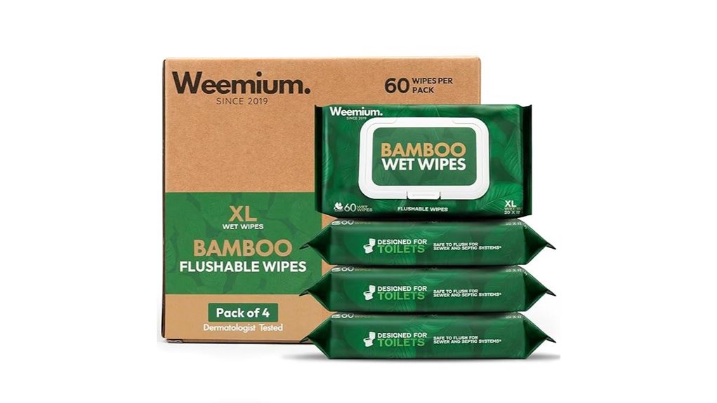unscented eco friendly bamboo wipes