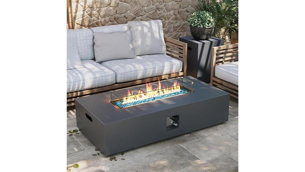 upha 56 inch outdoor firepit