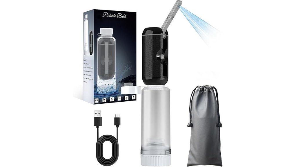 usb c rechargeable travel bidet