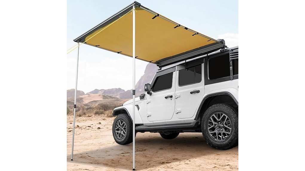 uv50 weatherproof adjustable awning