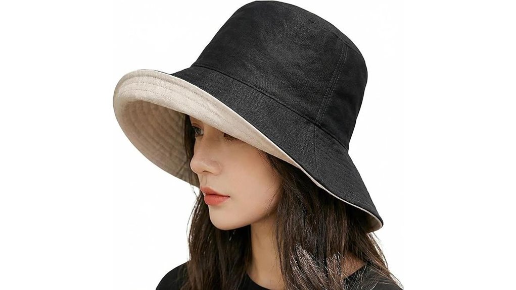 uv reversible bucket hat