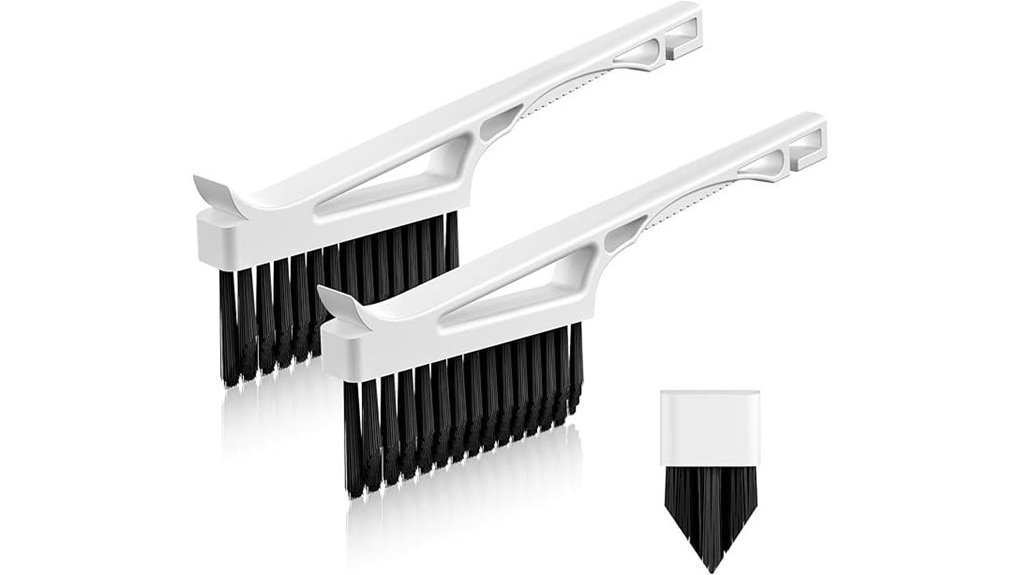v shape grout cleaning brush