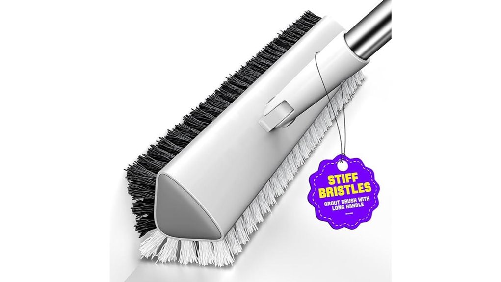 v shaped heavy duty grout scrubber