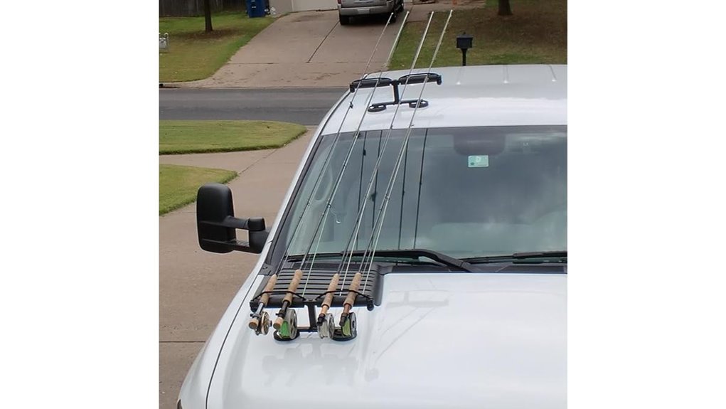 vehicle magnetic fishing racks