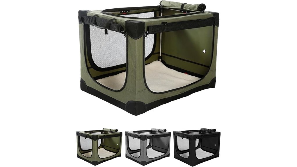 veraste 30x21x21 green crate