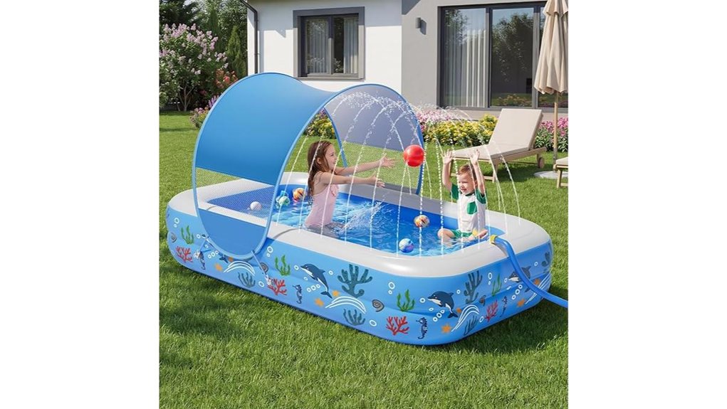 verdenu sprinkler canopy pool