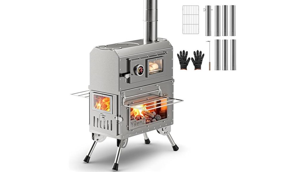 versatile tent oven stove