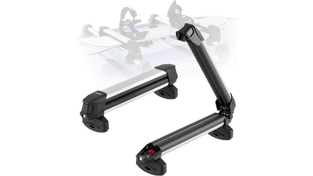 vevor four pair ski rack