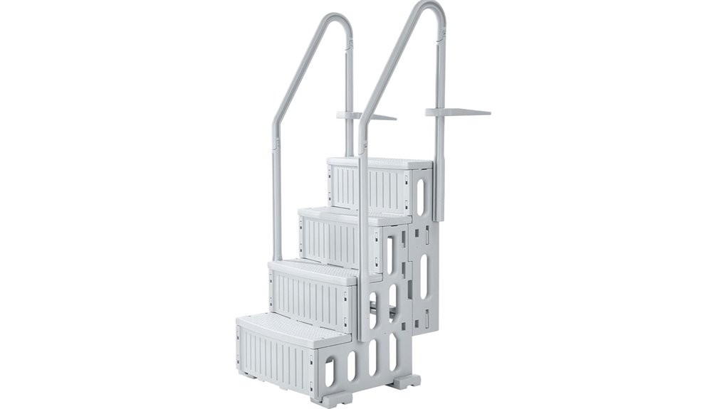vevor grey 4 step ladder