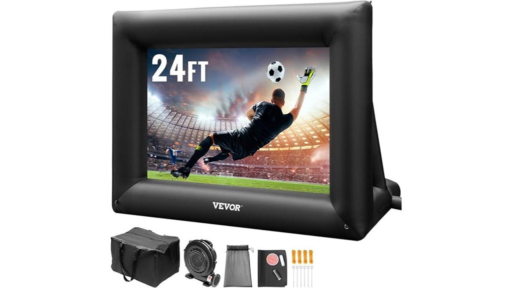 vevor inflatable outdoor screen