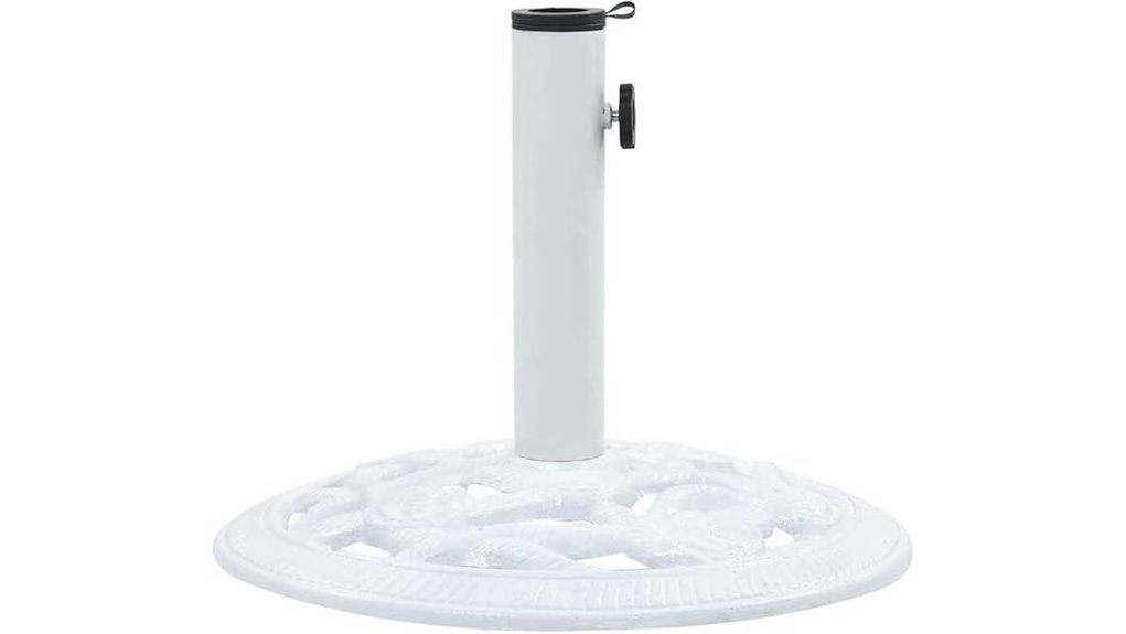 vidaxl cast iron parasol base
