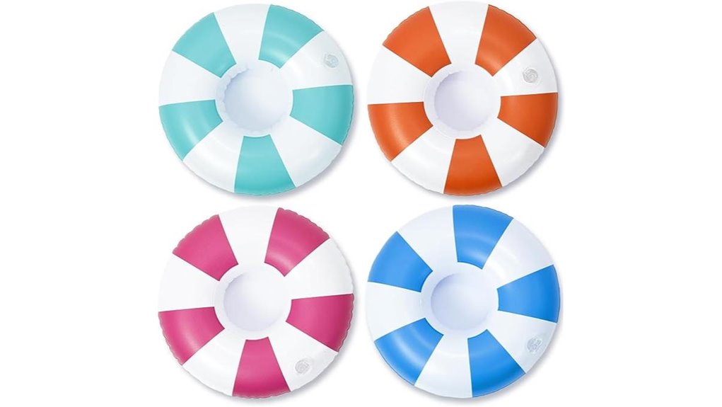 vintage stripe drink floaties
