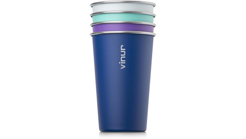 vinur 16oz 4 pack tumblers